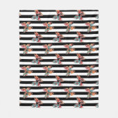 Couverture Polaire Papillon multicolore (Devant)