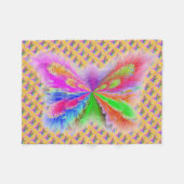 Couverture Polaire Papillon multicolore (Devant (Horizontal))