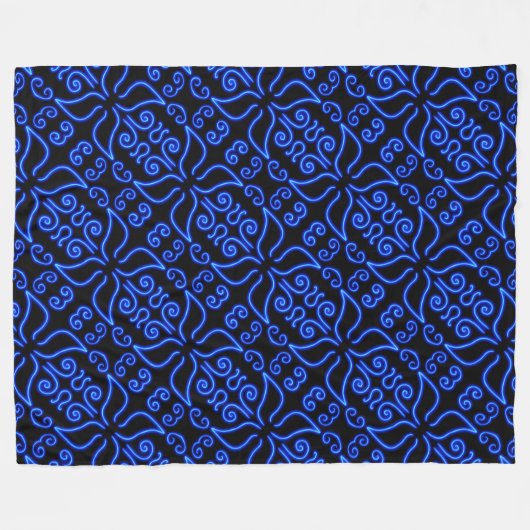 Couverture Polaire Papillon néon (Devant (Horizontal))