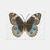 Couverture Polaire Papillon Pansy Bleu (Devant (Horizontal))
