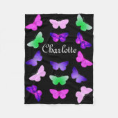 Couverture Polaire Papillon personnalisable (Devant)