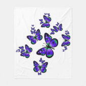 Couverture Polaire Papillon pourpre (Devant)