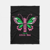 Couverture Polaire Papillon Queen Cute Aka Junetten Tee (Devant)