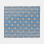 Couverture Polaire Papillon rayé (Devant (Horizontal))
