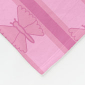 Couverture Polaire Papillon rayé (Coin)