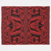 Couverture Polaire Papillon rouge (Devant (Horizontal))