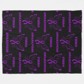 Couverture Polaire Papillon/Sensibilisation...Couverture Fibro en pol (Devant (Horizontal))