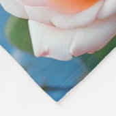 Couverture Polaire Papillon Sur Fleur Rose (Coin)