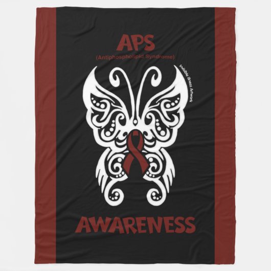 Couverture Polaire Papillon/Tribal...APS (Devant)