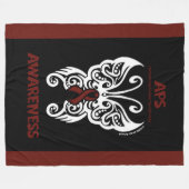 Couverture Polaire Papillon/Tribal...APS (Devant (Horizontal))