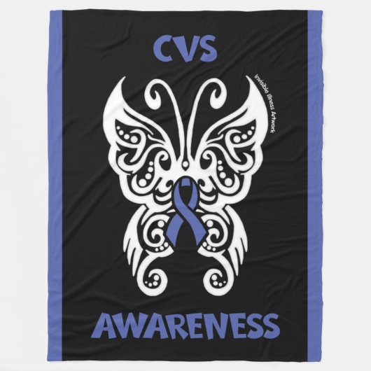 Couverture Polaire Papillon/Tribal...CVS (Devant)