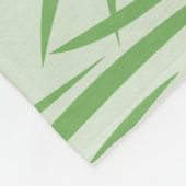 Couverture Polaire Papillon vert sur vert clair - romantique (Coin)