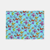 Couverture Polaire Papillons (Devant (Horizontal))