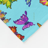 Couverture Polaire Papillons (Coin)
