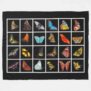 Couverture Polaire Papillons
