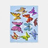 Couverture Polaire Papillons (Devant)