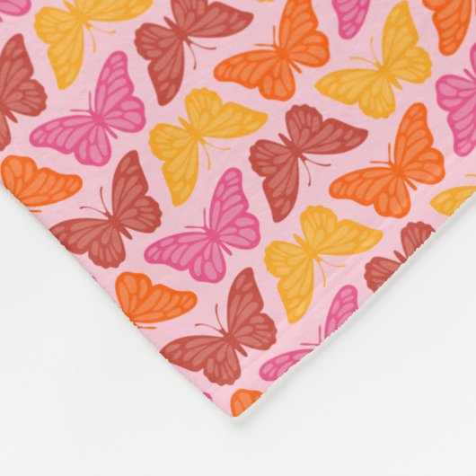 Couverture Polaire Papillons (Coin)