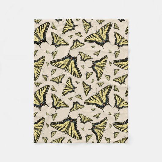 Couverture Polaire Papillons à queue jaune du sud-ouest partout (Devant)