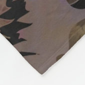 Couverture Polaire Papillons Abstraits (Coin)