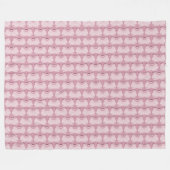 Couverture Polaire Papillons Abstraits (Devant (Horizontal))