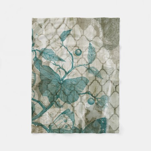 Couverture Polaire Papillons arabes V (Devant)