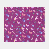 Couverture Polaire Papillons colorés (Devant (Horizontal))