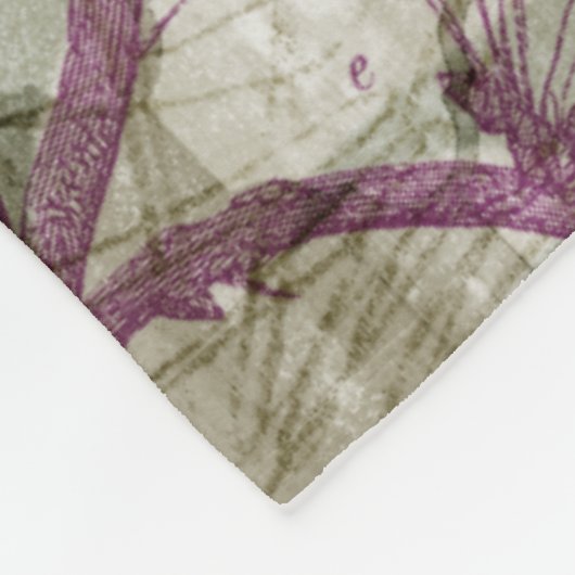 Couverture Polaire Papillons d'arabesque III (Coin)