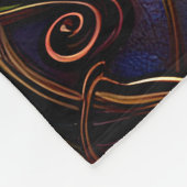Couverture Polaire Papillons de bronze sur Aqua Blue (Coin)