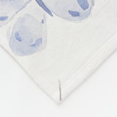 Couverture Polaire Papillons de lavande violette (Coin)