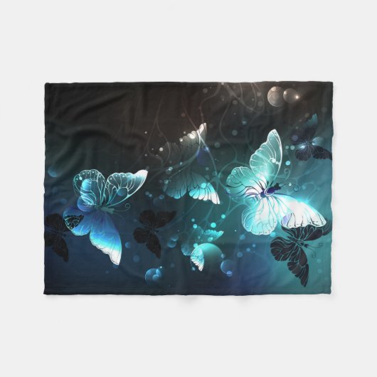 Couverture Polaire Papillons de nuit (Devant (Horizontal))