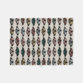 Couverture Polaire Papillons neutres modernes Motif de jardin (Devant (Horizontal))