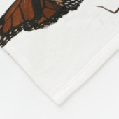Couverture Polaire papillons orange (Coin)