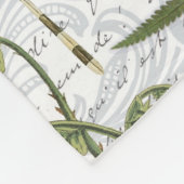 Couverture Polaire papillons vintages et libellules modernes (Coin)