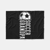 Couverture Polaire Papy de foot (Devant (Horizontal))