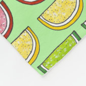 Couverture Polaire Pâque Fruit Slice Gummy Candy Lemon Lime (Coin)