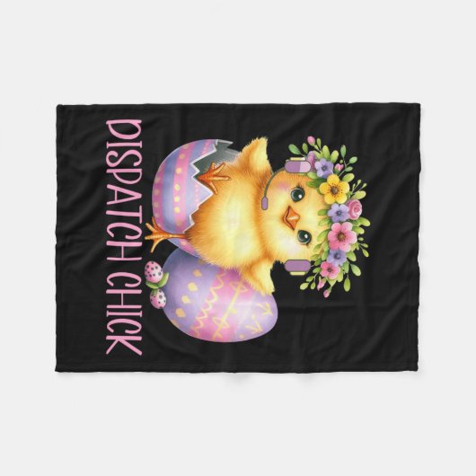 Couverture Polaire Pâques 911 Dispatcher Cadeau Police Dispatch Thin (Devant (Horizontal))