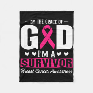 Couverture Polaire Par La Grâce De Dieu Je Suis Un Cancer Du Sein Sur