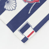 Couverture Polaire Par le motif de mer (Coin)