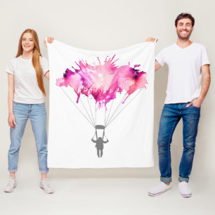 Couverture Polaire Parachutiste, parachutiste de parachutage Blanke