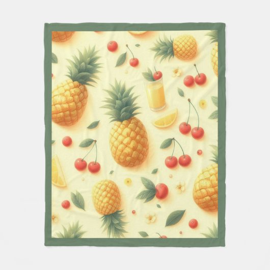 Couverture Polaire Parade de l'ananas (Devant)