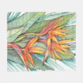 Couverture Polaire Paradis botanique tropical II (Devant (Horizontal))