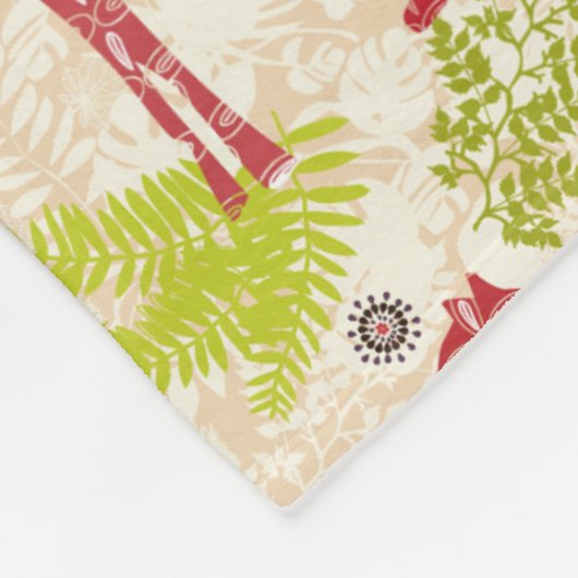 Couverture Polaire Paradis de jungle (Coin)