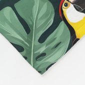 Couverture Polaire Paradis tropical Motif de la jungle (Coin)
