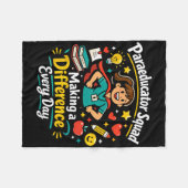 Couverture Polaire Paraeducator Squad Making A Difference Teacher Wom (Devant (Horizontal))