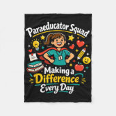 Couverture Polaire Paraeducator Squad Making A Difference Teacher Wom (Devant)