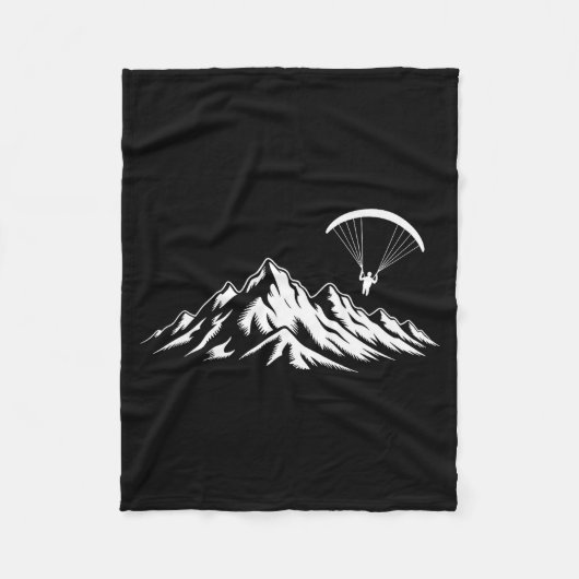 Couverture Polaire Paragliding Design For Men Women Paraglide Lover P (Devant)