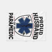 Couverture Polaire Paramedic Husband Proud Husband Of An Paramedic  (Devant (Horizontal))