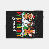 Couverture Polaire Paramedic Squad Reindeer Snowman Gingerbread Chris (Devant (Horizontal))