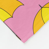 Couverture Polaire Parapluie jaune (Coin)