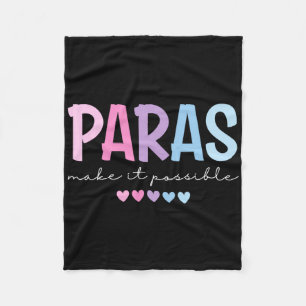 Couverture Polaire Paras rendent cela possible Cœur Para Paraprofessi